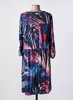 Rochie midi imprimeu fantezie mâneci lungi negru CECIL femeie