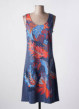 Rochie midi albastru MASSANA femeie