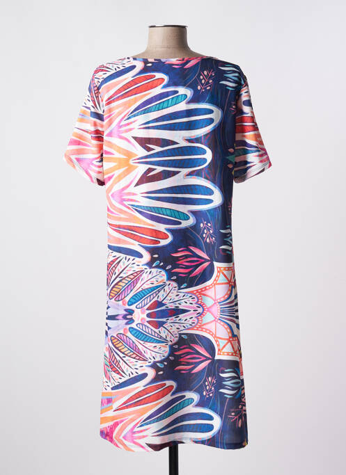 Rochie midi albastru MASSANA femeie