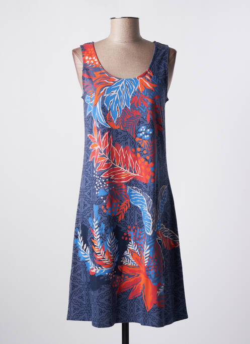 Rochie midi albastru MASSANA femeie