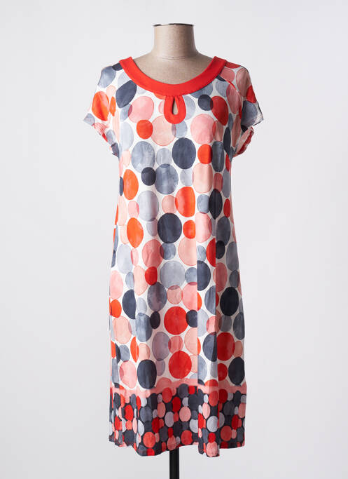 Rochie midi portocaliu BARANDI femeie