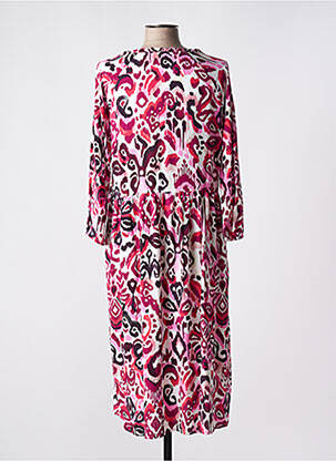 Rochie midi imprimeu fantezie mâneci lungi violet CECIL femeie