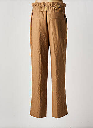 Pantalon drept buzunare maro DEUX. BY ELINE DE MUNCK femeie