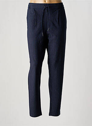 Pantalon slim talie elastică albastru ONLY femeie