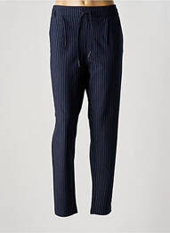 Pantalon slim talie elastică albastru ONLY femeie