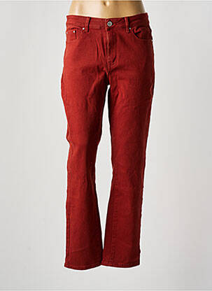 Pantalon drept portocaliu VILA femeie