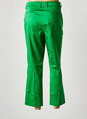 Pantalon 7/8 închidere cu fermoar sub clapetă cu cârlig verde MORE & MORE femeie