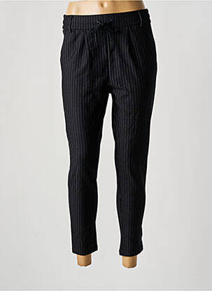 Pantalon 7/8 talie elastică negru ONLY femeie