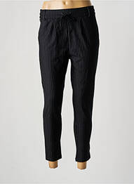 Pantalon 7/8 talie elastică negru ONLY femeie