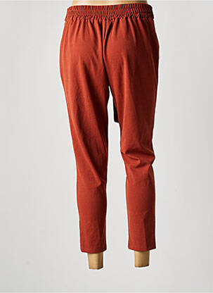 Pantalon 7/8 talie elastică portocalie HAILYS femeie