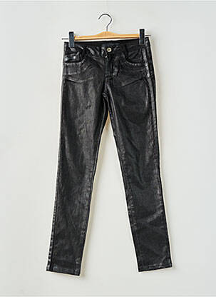 Pantalon slim buzunare negru FUN & FUN femeie