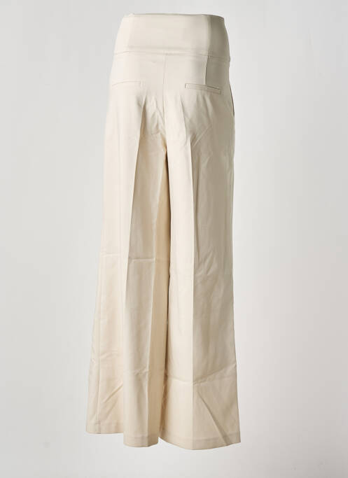 Pantalon evazat bej MORGAN femeie