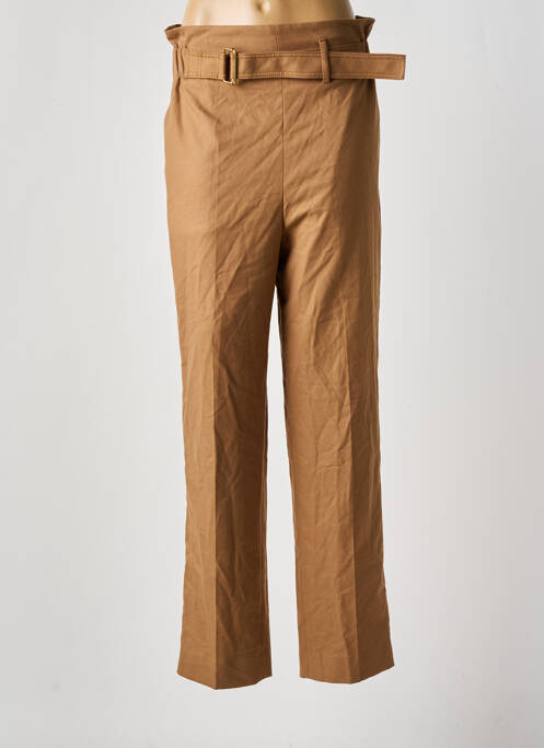 Pantalon drept maro DEUX. BY ELINE DE MUNCK femeie