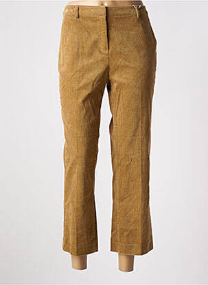 Pantalon 7/8 talie înaltă talie înaltă maro ESPRIT femeie