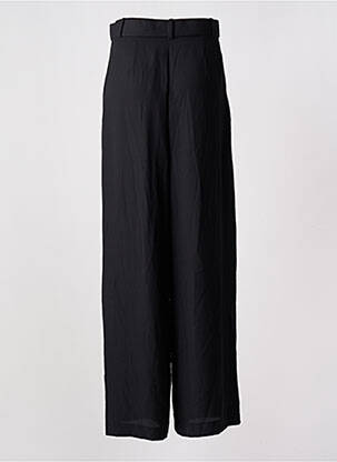 Pantalon drept țesătură crep mărime normală negru MANGO femeie