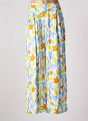 Pantalon larg albastru LILI SIDONIO femeie