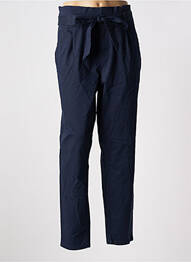 Pantalon chino țesătură poplin mărime normală albastru VERO MODA femeie
