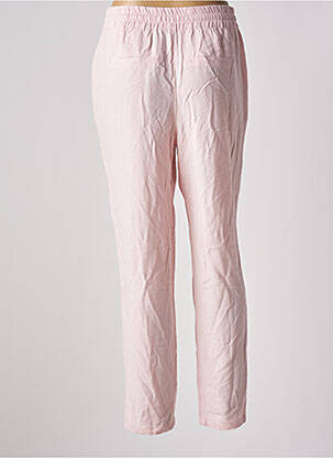 Pantalon chino țesătură poplin mărime normală roz VERO MODA femeie
