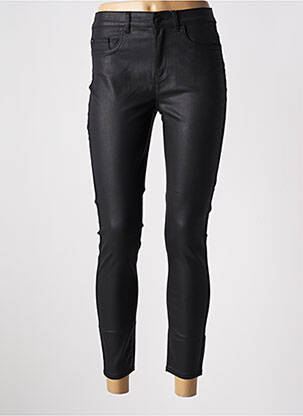 Pantalon slim țesătură acoperită mărime normală negru ONLY femeie