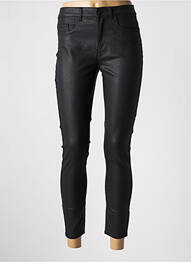Pantalon slim țesătură acoperită mărime normală negru ONLY femeie