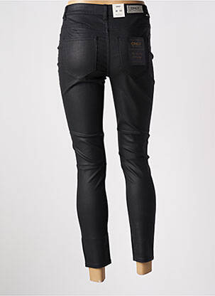 Pantalon slim țesătură acoperită mărime normală negru ONLY femeie
