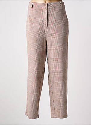 Pantalon drept elasticitate mărime normală bej TOM TAILOR femeie