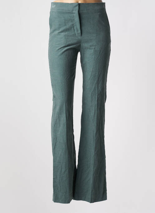 Pantalon drept verde MANGO femeie