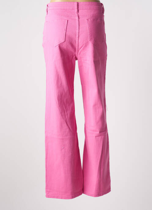 Blugi cu croială dreaptă roz HAILYS femeie