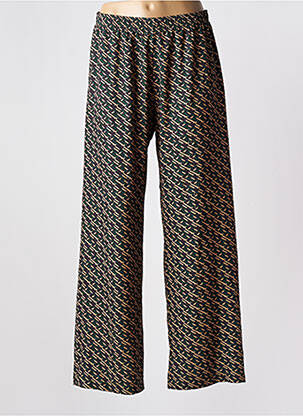 Pantalon drept țesătură crep mărime normală verde IMPERIAL femeie