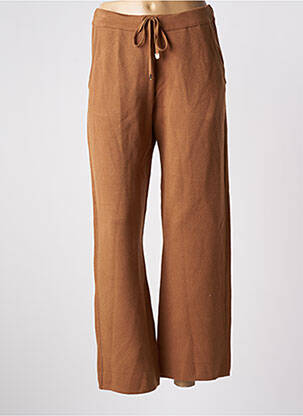 Pantalon drept elasticitate mărime normală maro VERO MODA femeie