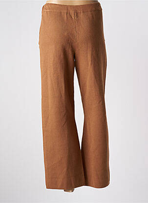 Pantalon drept elasticitate mărime normală maro VERO MODA femeie