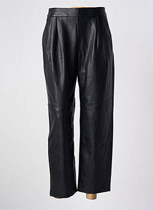 Pantalon drept mărime normală mărime normală negru MANGANO femeie