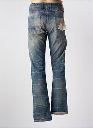 Blugi cu croială dreaptă efect uzat decolorat mărime normală albastru R.D.D (ROYAL DENIM DIVISION) bărbat