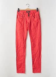 Pantalon slim talie joasă talie joasă roșu MADONNA femme
