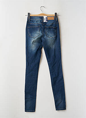 Blugi skinny efect uzat decolorat mărime normală albastru ONLY femeie