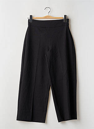 Pantalon 7/8 talie înaltă talie înaltă negru ZABAIONE femeie
