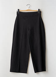 Pantalon 7/8 talie înaltă talie înaltă negru ZABAIONE femeie