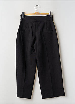 Pantalon 7/8 talie înaltă talie înaltă negru ZABAIONE femeie