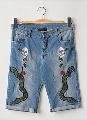 Bermudă țesătură denim mărime reglabilă albastru JOHN RICHMOND băiat