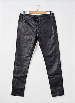 Jegging țesătură acoperită mărime normală negru DENIM STUDIO femeie