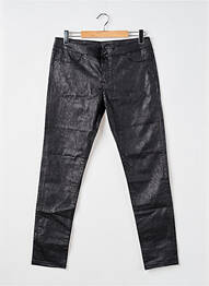 Jegging țesătură acoperită mărime normală negru DENIM STUDIO femeie