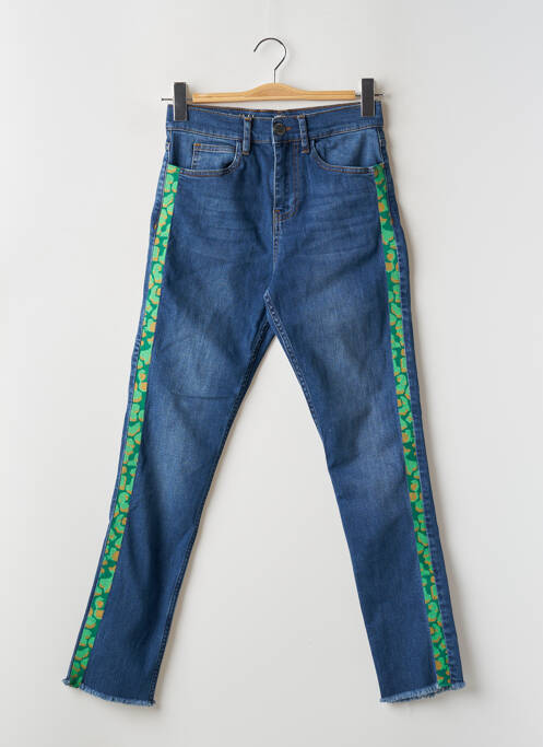 Blugi skinny albastru LITTLE FORTUNE femeie