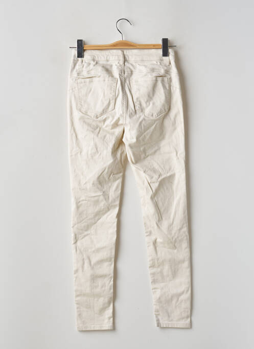 Pantalon slim bej VERO MODA femeie