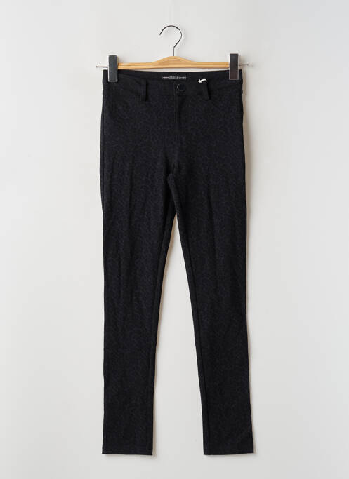 Pantalon slim negru GUESS fată