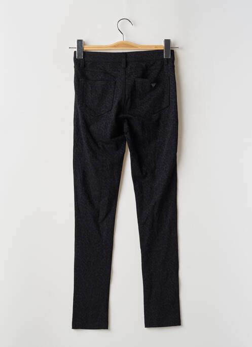 Pantalon slim negru GUESS fată