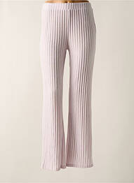 Pantalon drept talie elastică violet ONLY femeie