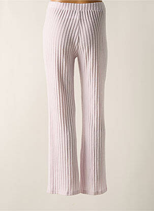 Pantalon drept talie elastică violet ONLY femeie