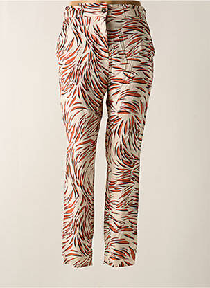 Pantalon slim talie elastică bej GARCIA femeie