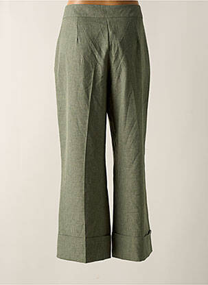Pantalon evazat buzunare verde AMELIE & AMELIE femeie