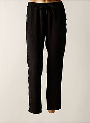 Pantalon slim talie elastică negru BELLITA femeie